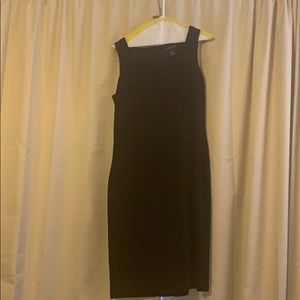 Black dress with small slit on back - worn once.